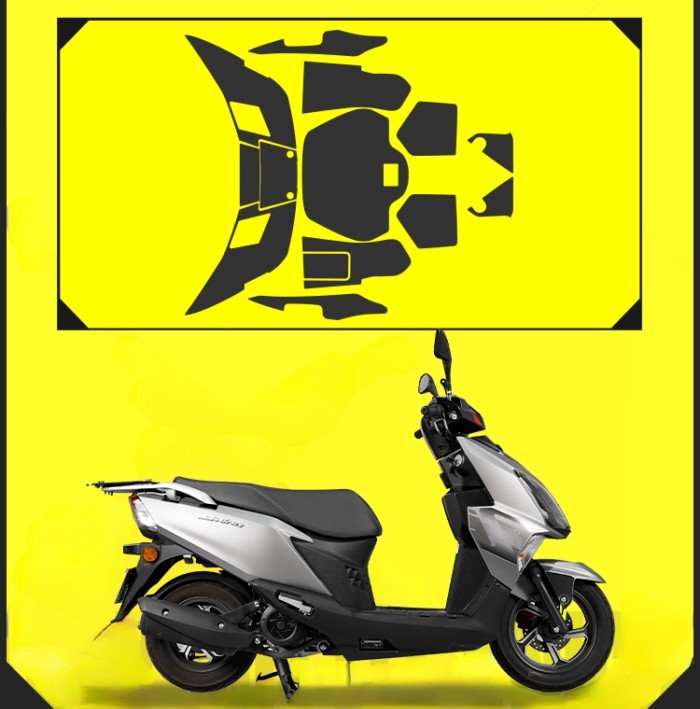 For  UY125 UY 125 Motorcycle body fairing sticker Tank Pads Gas Knee Grip Traction Sticker Protecto