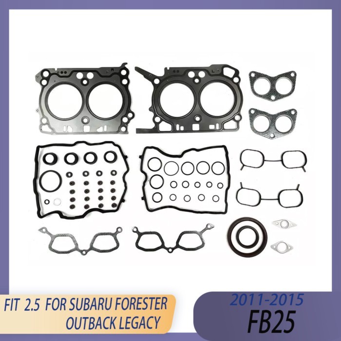 Engine Parts Rebuild Cylinder Head Full Gasket Set Fit 2.5 L FB25 GAS H4 For 2011-2015 Subaru Fores