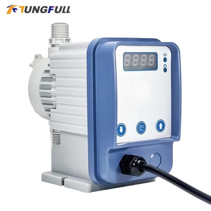 1-20L/H Electromagnetic Diaphragm Metering Pump Dosing Pump Acid Chemical Chlorine Metering Dosing