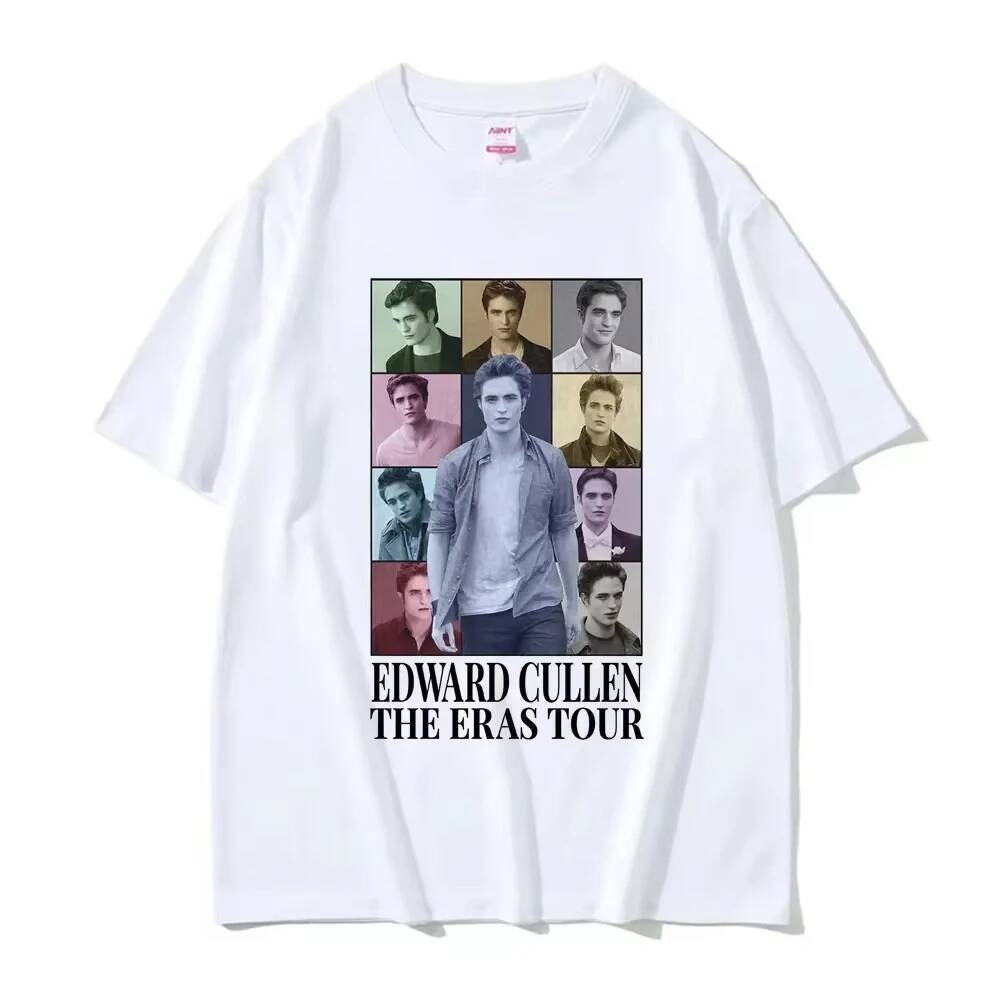 Edward Cullen The Eras Tour เสื้อยืดแขนสั้น แบบฉบับภาพยนตร์ The Twilight Saga ใส่ได้ทั้งชายและหญิง