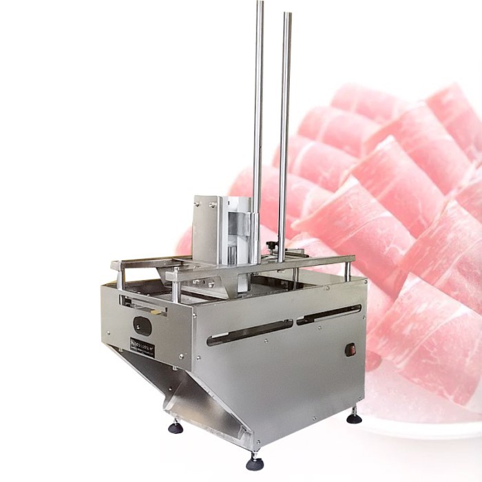 110V 220V Electric Food Slicer Meat Planing Mincer Mutton Roll Freezing Beef Cutter Streaky Pork Cu