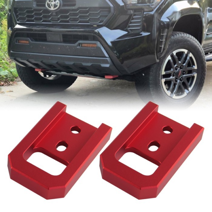 Tow Hooks Car Tow Hooks For Toyota Tacoma 2024-2026 / 4Runner 2025-2026 2.4L Red
