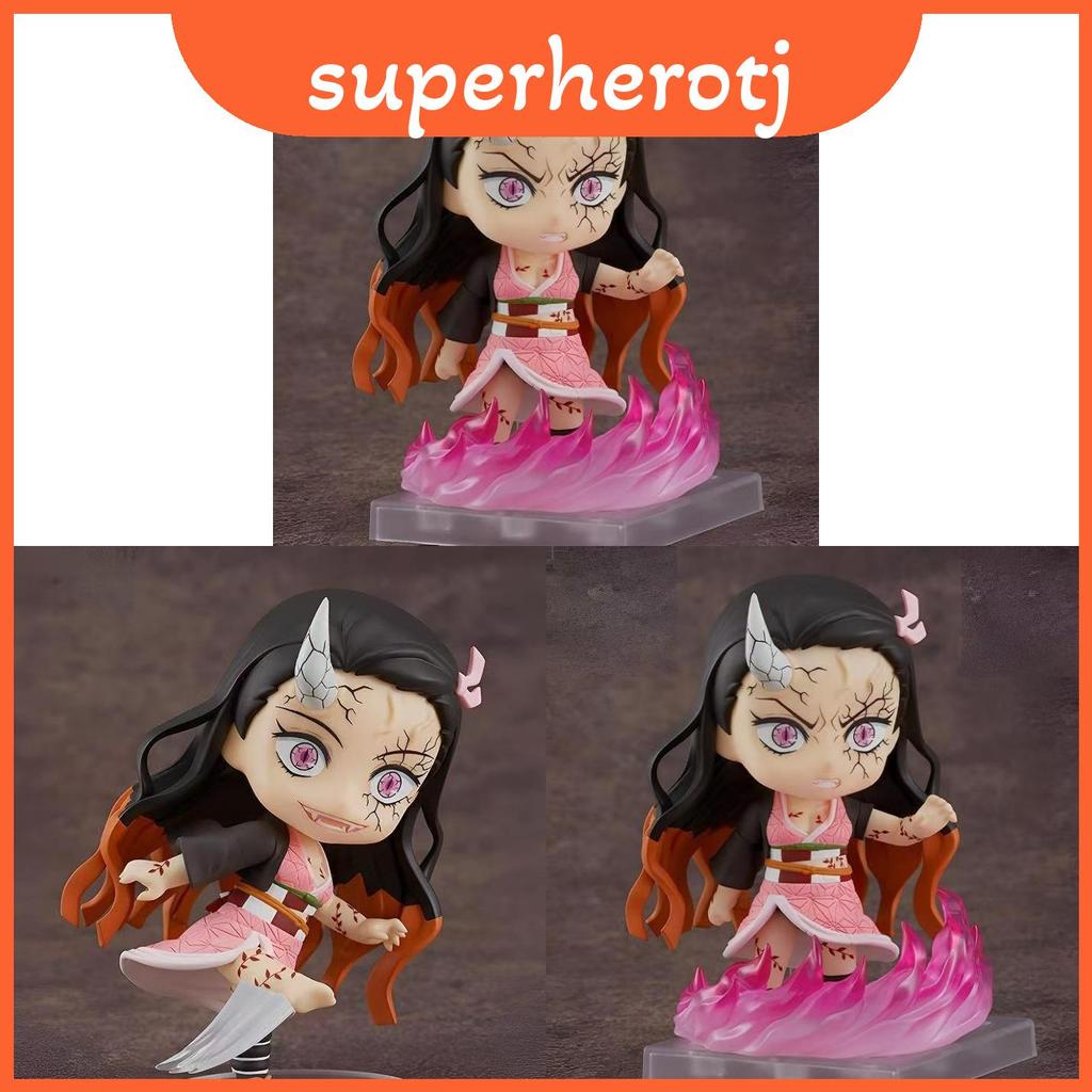 Demon Nezuko Slayer Pvc Action Figure พร้อมประกอบสําหรับอะนิเมะรวบรวมและแฟนๆ