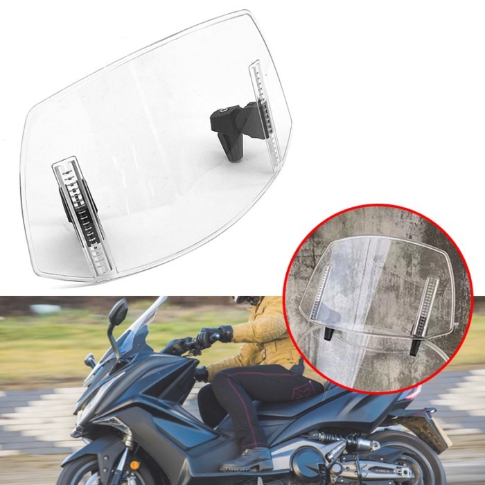 New AK500 AK550i Motorcycle Windshield Extension Adjustable Spoiler Deflector  Fit For Kymco AK 500
