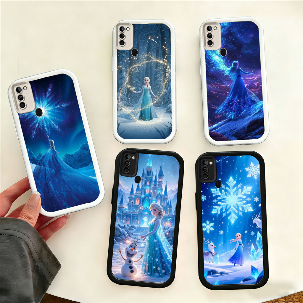 WA3 Frozen Elsa สําหรับ Hp ชุบ Tecno Infinix ITEL Spark HOT Pova Note 20 50 P65 50i 40S 40 6 Pro Plu