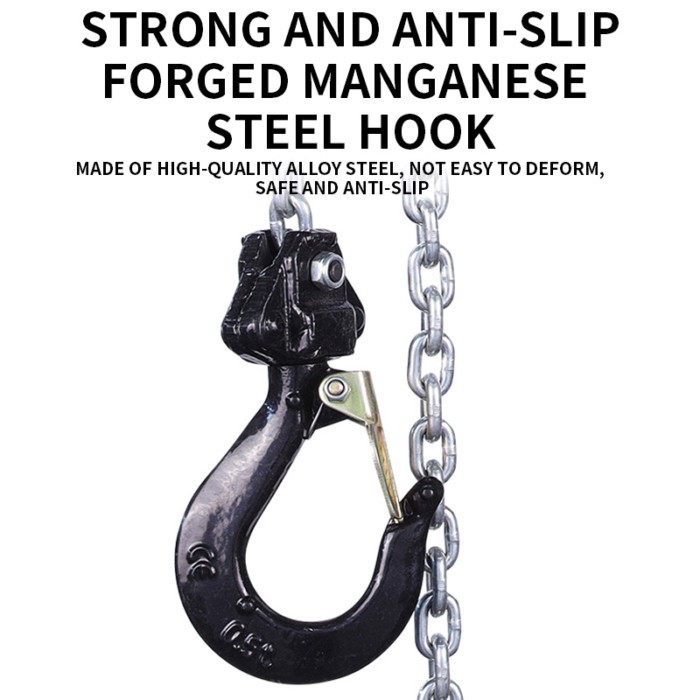 Mini Lever Hoist Chain Block 250KG 500KG 750KG 1.5m 3m  Manual Hoist Hook Chain Handle 2M/min Promp