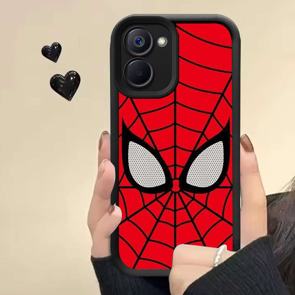 R4 เคสซิลิโคน Spider-Man สําหรับ VIVO Y03 Y18i Y36 Y18 Y03t Y27 Y27s 5G