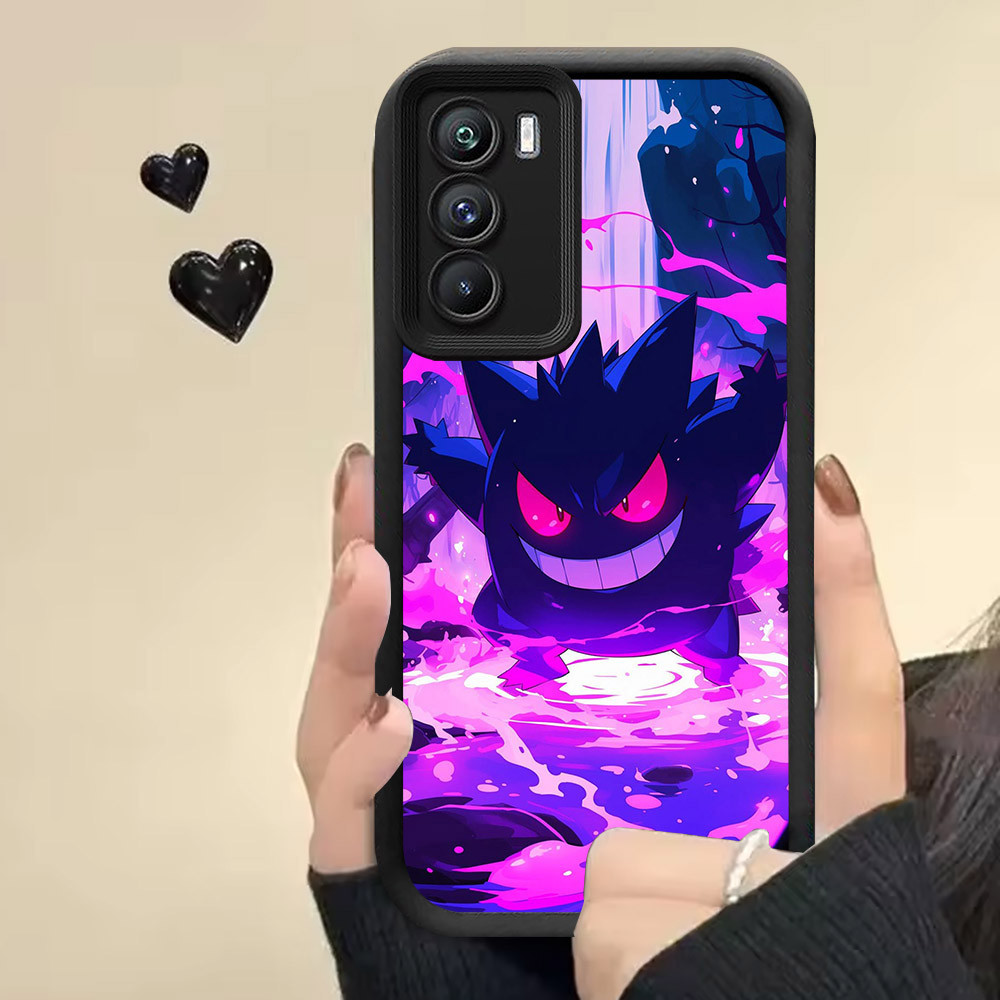 R21 Gengar Pokemon ปลอกซิลิโคนสําหรับ OPPO A74 A54S A16 A94 A55 A16s Reno 5F