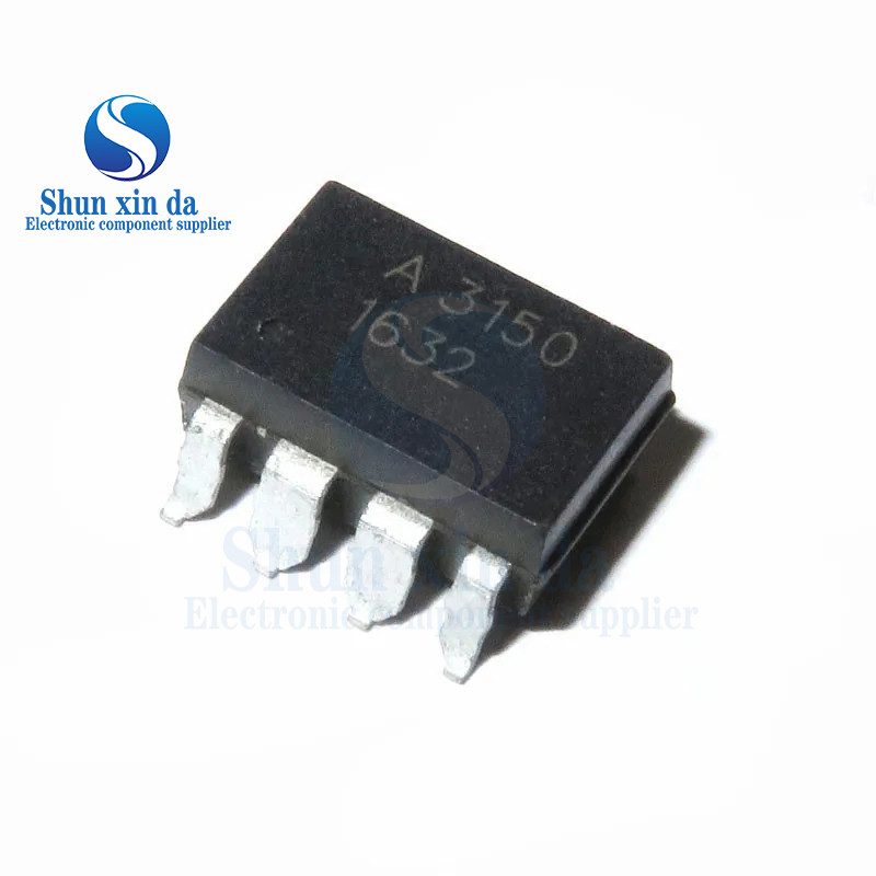 10PCS A3120 SMD-8 DIP-8 HCPL-3120-500E HCPL-3120-000E HCPL-3120 HCPL3120 2.5A เอาต์พุต IGBT Gate Dri