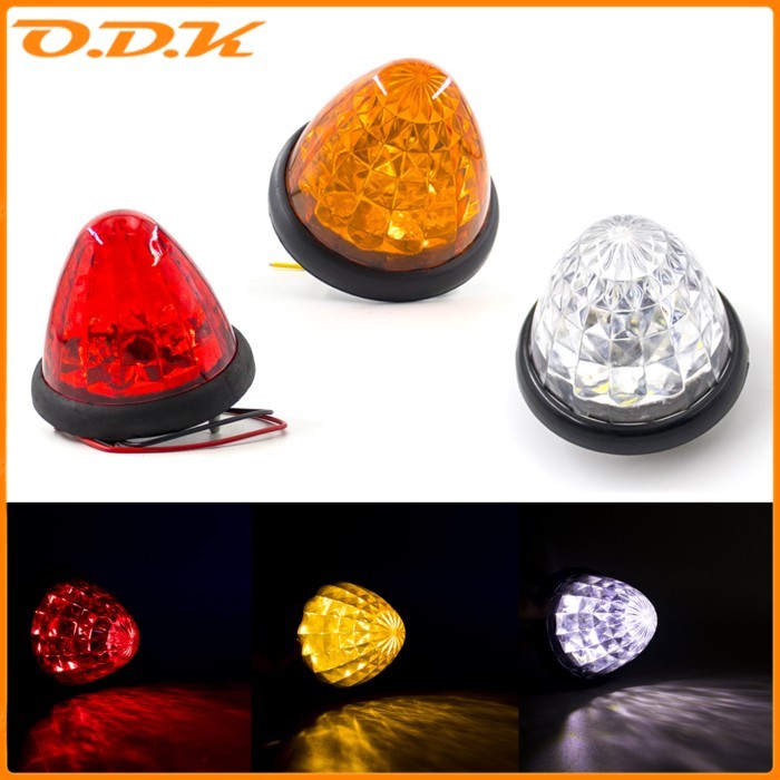 1pc 12v-24V 16 LED Car Clearance light Turn Signal Light Warning Rear Tail Parking Indicator Lamp F