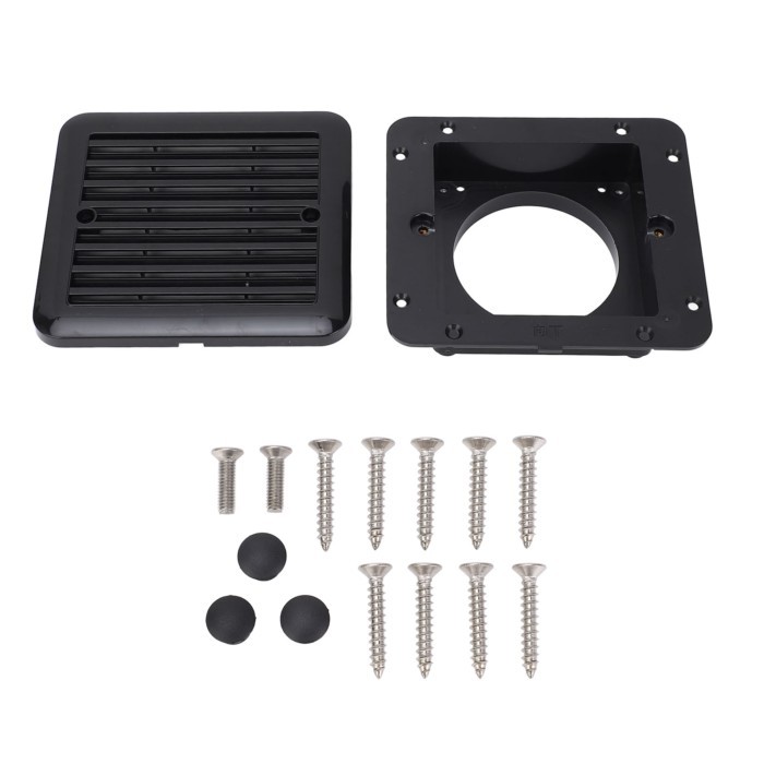 RV Side Vent Grille 140 X 130mm Versatile Quickly Air Exchange RV Vent Outlet Grille for Yacht Bath