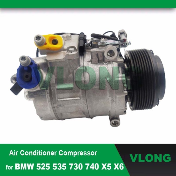 7SBU17C Air Conditioning Compressor For BMW 525 535 730 740 X5 X6 F10 F07 F02 E70 LCI N57 N57S DCP0