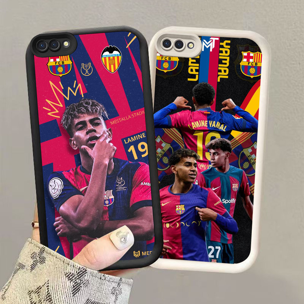 HW-39 Yamal Barcelona ปลอกซิลิโคนกันกระแทกสําหรับ Realme C2s C2 2 Pro