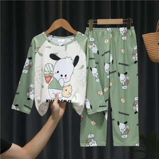 ชุดนอนเด็กสไตล์ญี่ปุ่นสำหรับเด็กชายและหญิง อายุ 11-12 ปี