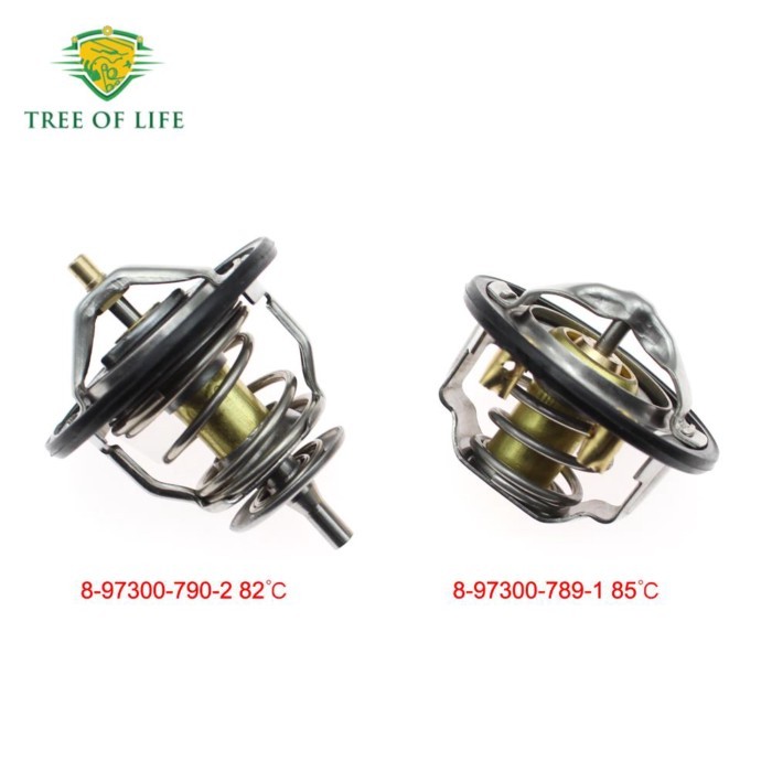1 Set Engine Coolant Thermostat For ISUZU NPR NKR NRR NQR 4HF1 4HG1 4HE1 4HK1 4.3L 4.8L 5.2L 1998-2