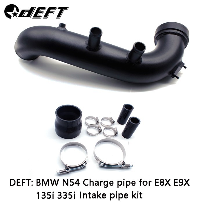 1set- Car N54 Turbo Charge Pipe Air Intake Upgrade Kit for BMW N54 E8X E9X 135i 335i  Intake pipe k