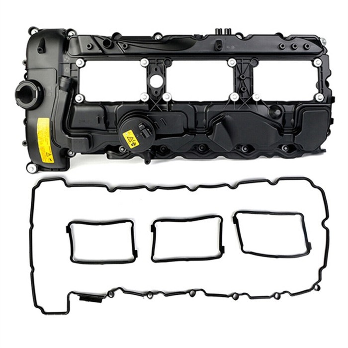 Engine Cylinder Valve Cover W/ Gasket & Bolts 11127570292 for 535I 335I 135I 640I 740I X5 X6 X3 3.0