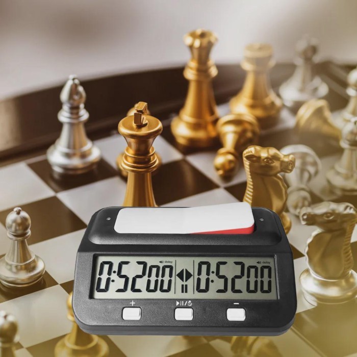 Multi-functional Electronic Count Up Down Chess Clock Digital Chess Timer for Board Games Tools