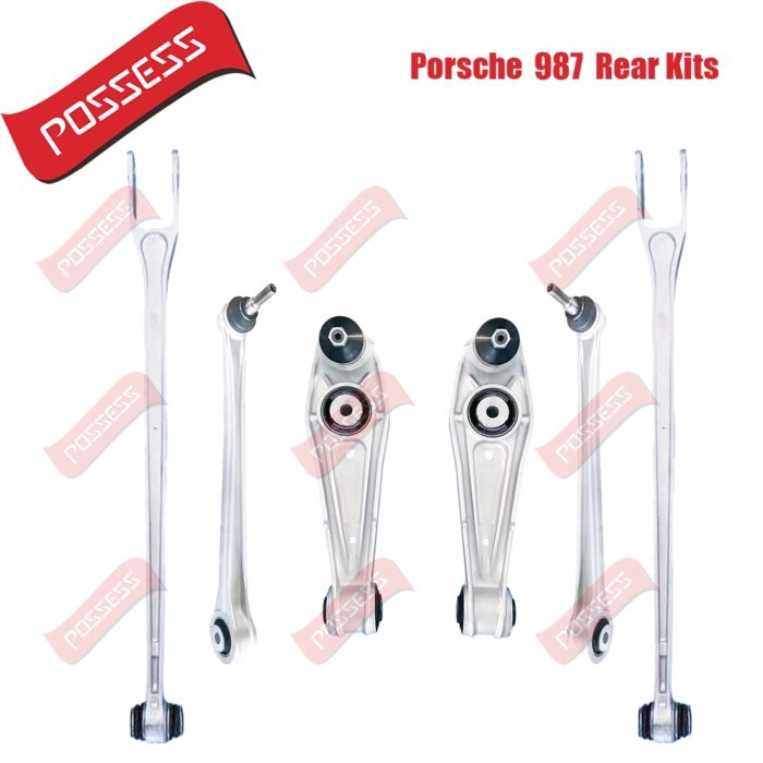 6 Pieces Rear Suspension Control Arm Kits For Porsche 987 BOXSTER 987 CAYMAN 987 2005-2013 98733104