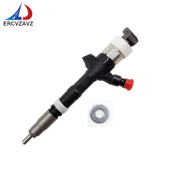 1PCS Common Rail Fuel Injector with ring 23670-0G010 For Toyota 1CD-FTV D-4D 2.0L 2.0 Engine D4D Av