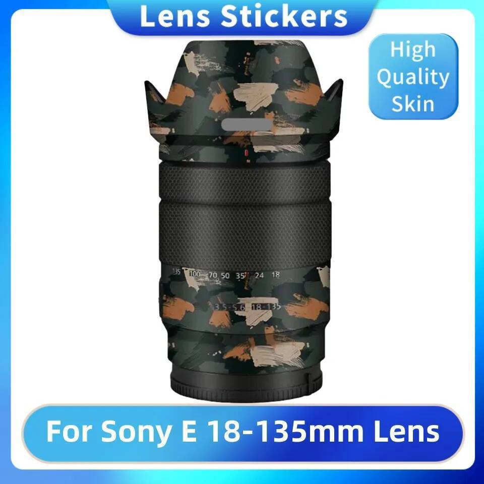 SEL18135 เลนส์กล้องสติกเกอร์ Coat Wrap ฟิล์มป้องกัน Body Protector Decal ผิวสําหรับ Sony E 18-135 18