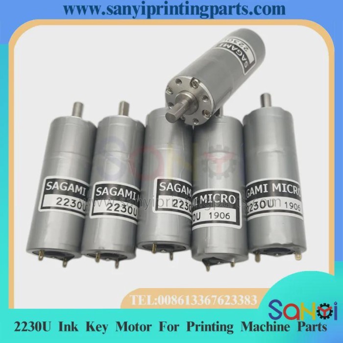 1 Piece 2230U Shinohara Ink Key Motor 12v For Offset Printing Machine Parts