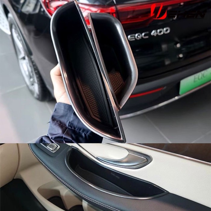 For Mercedes Benz EQC Class EQC350 EQC400 Car Accessories Door Handle Glove Storage Box Organizer T