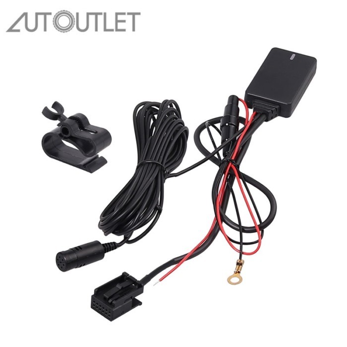 AUTOUTLET Bluetooth-Compatible Music Adapter Handsfree for BMW E46 E39 X5 E53 X3 E83 Z4 E85 MINI 12