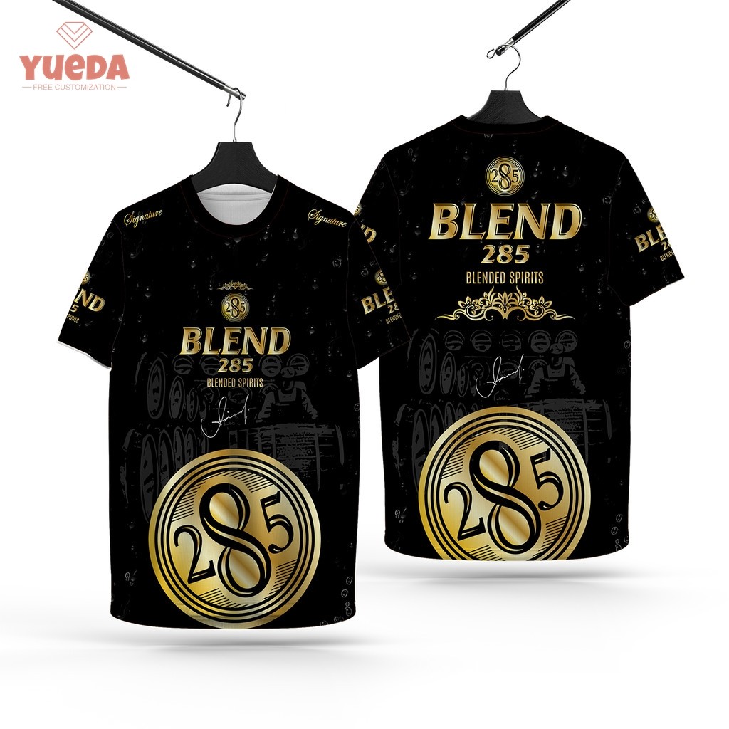 เสื้อยืด Blend 285 สีดำทอง ลายโลโก้สุดหรู