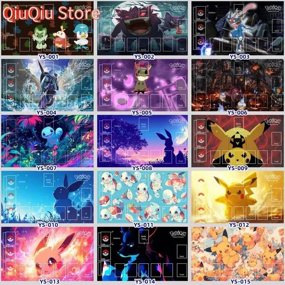 60x35x0.2 ซม.อะนิเมะ Genger Series Combat Card Pads PTCG เฉพาะ Solitaire เกมของขวัญของเล่น