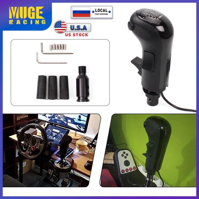 New PC USB High Low Gear Simulator Shifter Knob For Logitech G923 G29 G27 G25 TH8A USB Gearshift Kn