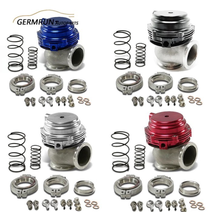 Water Cooler Wastegate 44mm V-Band External Turbo MVR44 V44 Wastegate Performance With 17psi 14psi
