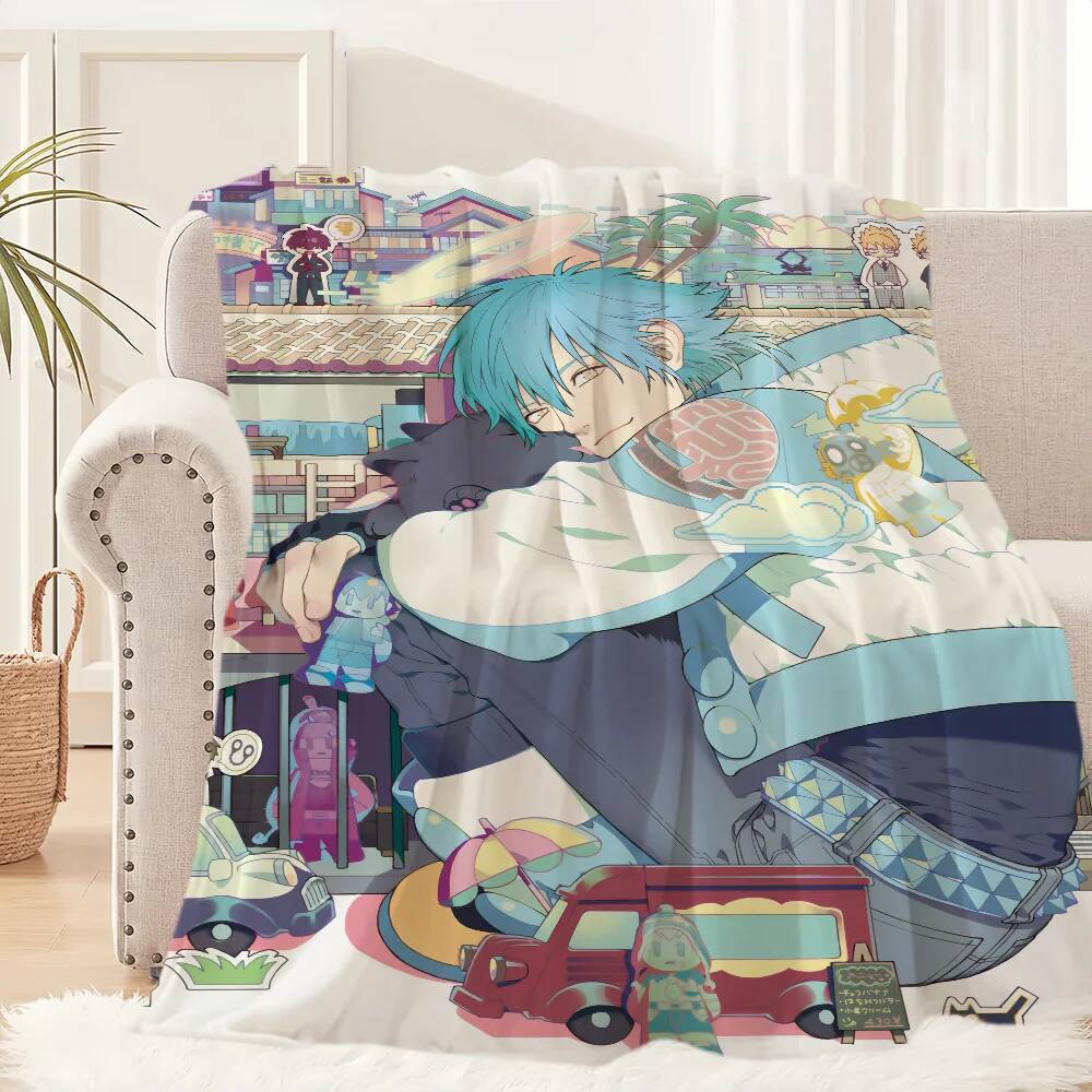 เกมอะนิเมะ D-DRAMAtical M-Murder BL ผ้าห่ม Plush Nap โซฟาพรมสําหรับห้องนั่งเล่นห้องนอนวันเกิด Home T