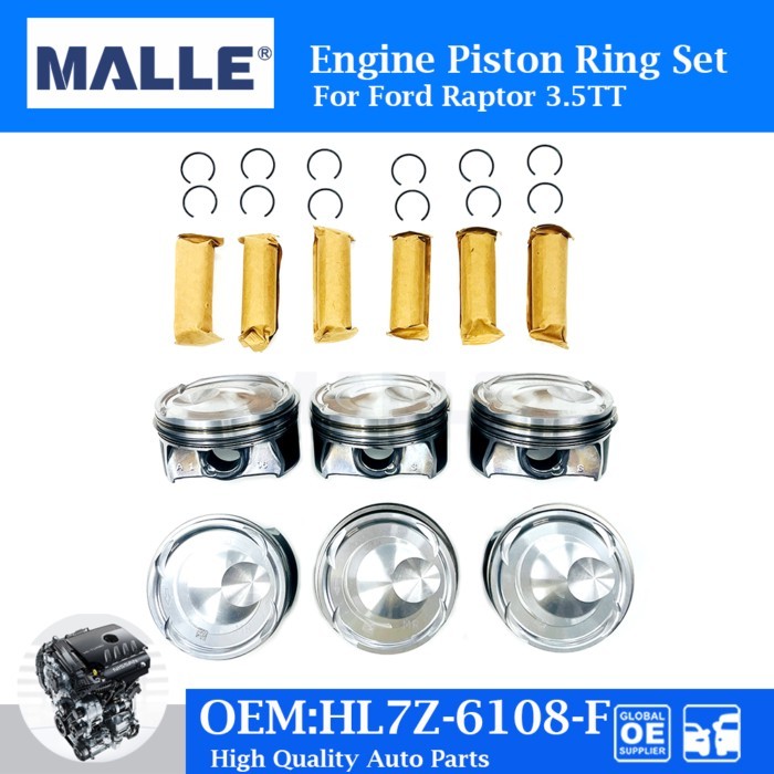 Engine Piston Ring Set For Ford Raptor 3.5TT F150 Lincoln Navigator 3.5L V6 Car Accessories HL7Z-61