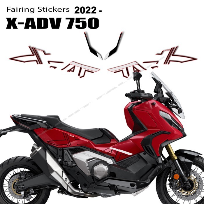 X ADV 750 Motorcycle Sticker Body Decoration Decals Anti-Scratch PVC Sticker For XADV 750 X-ADV 750
