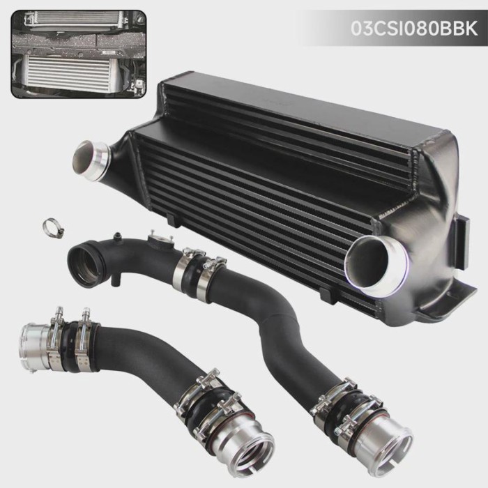 Aluminum Intercooler Kit Competition Front Mount EVO 2 For BMW 1/2/3/4 Series F20 F21 F22 F30 F32 N