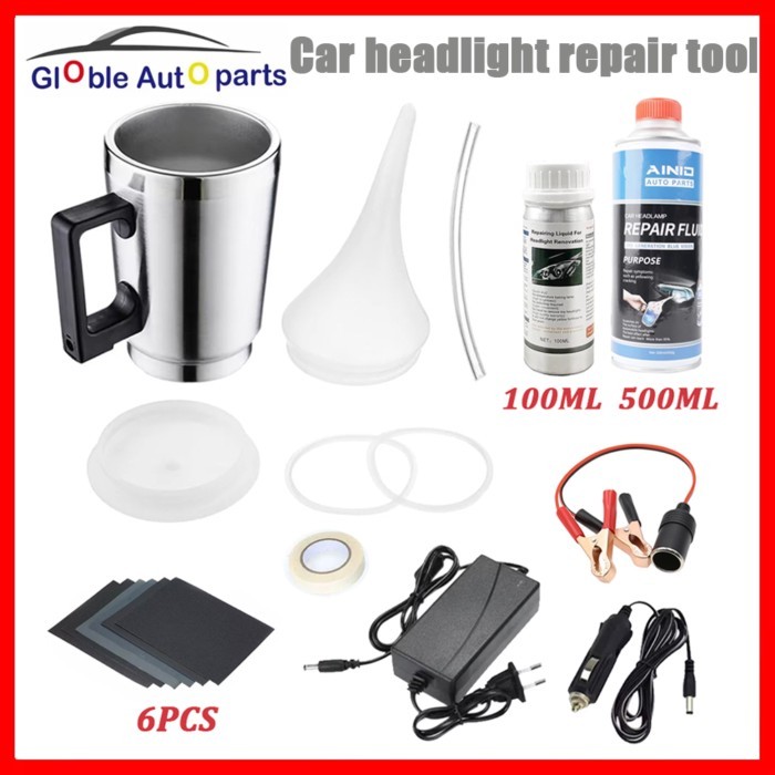 Automotive Headlight Care Tool Car Headlight Polish Restoration Kit Headlight Restoration Set Car H