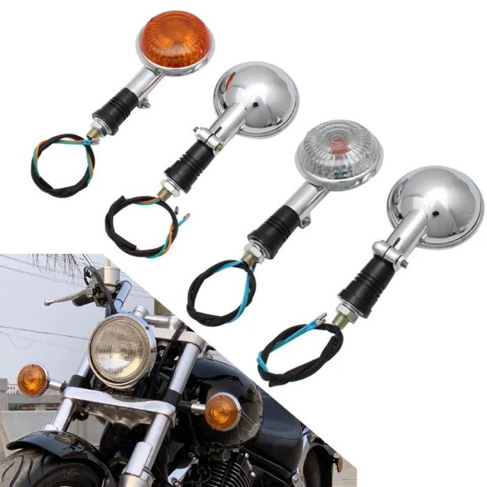 Motorcycle Turn Signal Light Lamp For Yamaha XVS400 XVS650 XVS1100 XV400 XV650 XV1100 XV1300  Virag