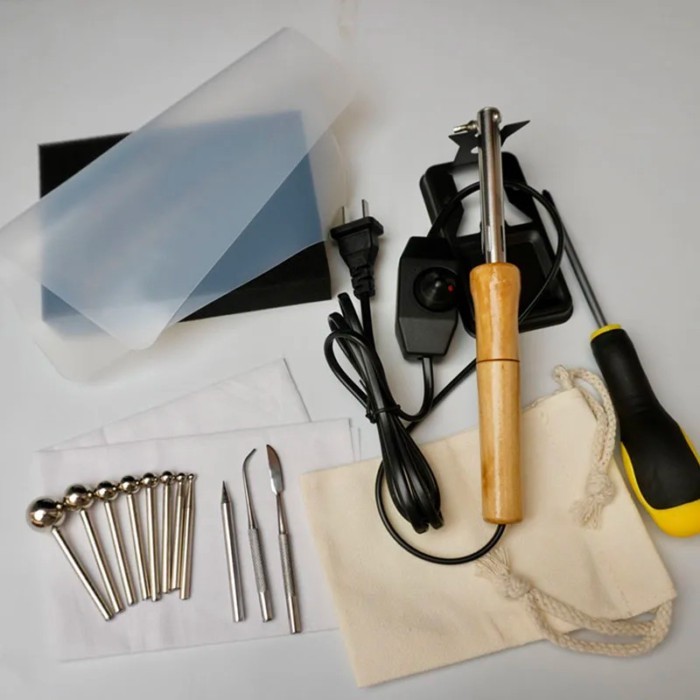 Flower Iron Tool Set 220V Cloth Fabric Flower Making Tools Artificial Flower Ironing Machine Solder