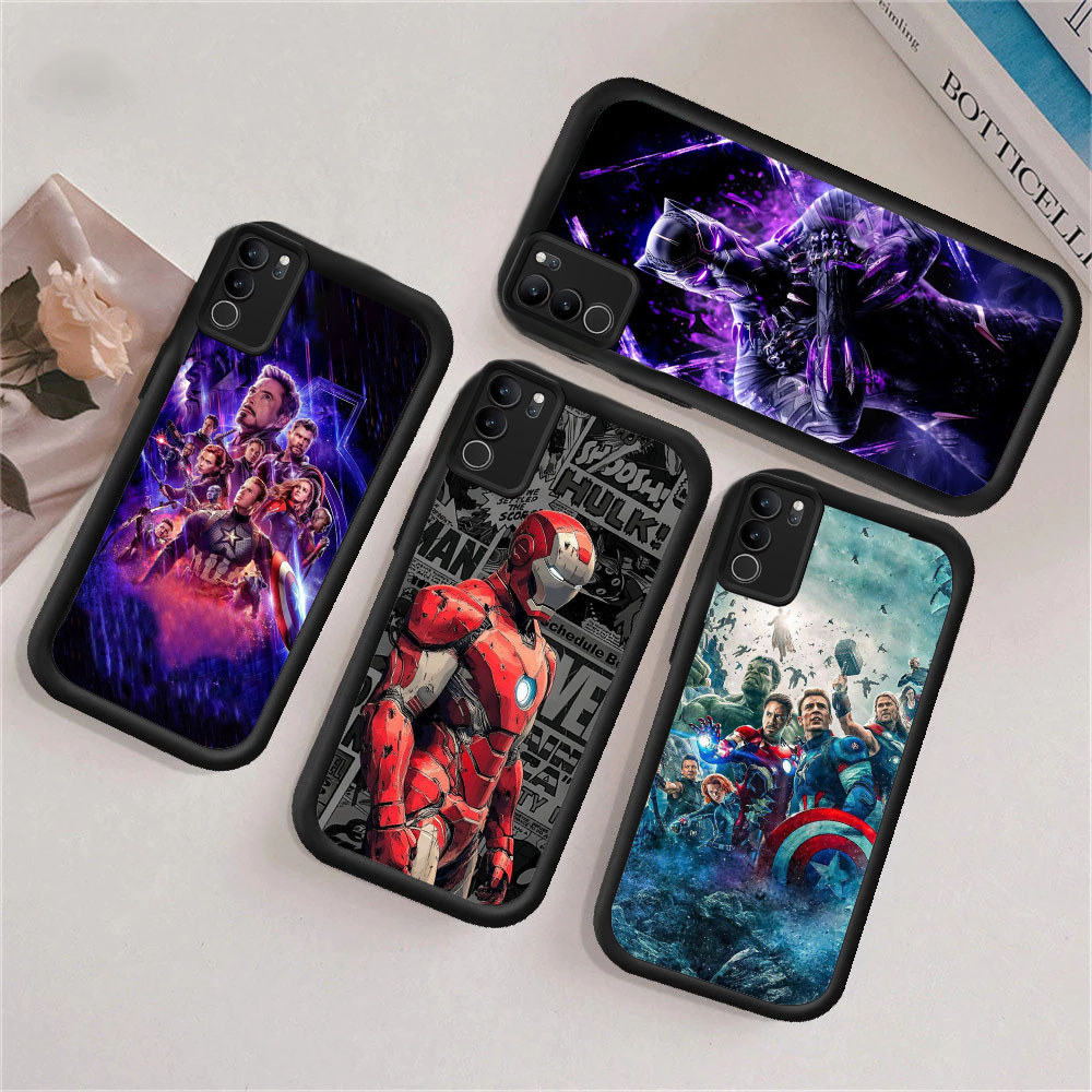 WB16 AvengersปลอกสําหรับHpชุบVIVO Y15 Y100 V40 Y12s Y03t V9 V30 Y02a Y02 Y03 Y12 Y11s Y02t Liteวัสดุ