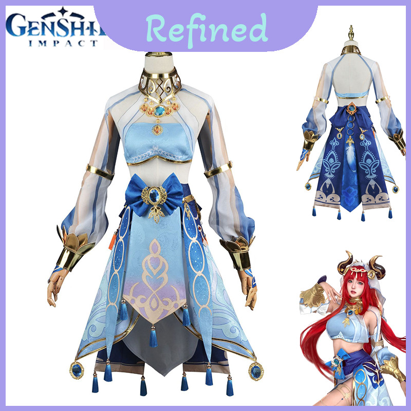 Genshin Impact Nilou Cosplay Set อุปกรณ์เสริม สดใสและคงทน