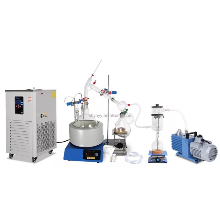 5 Liter Short Path Distillation Machine Turnkey Short Path Distiller for Sale