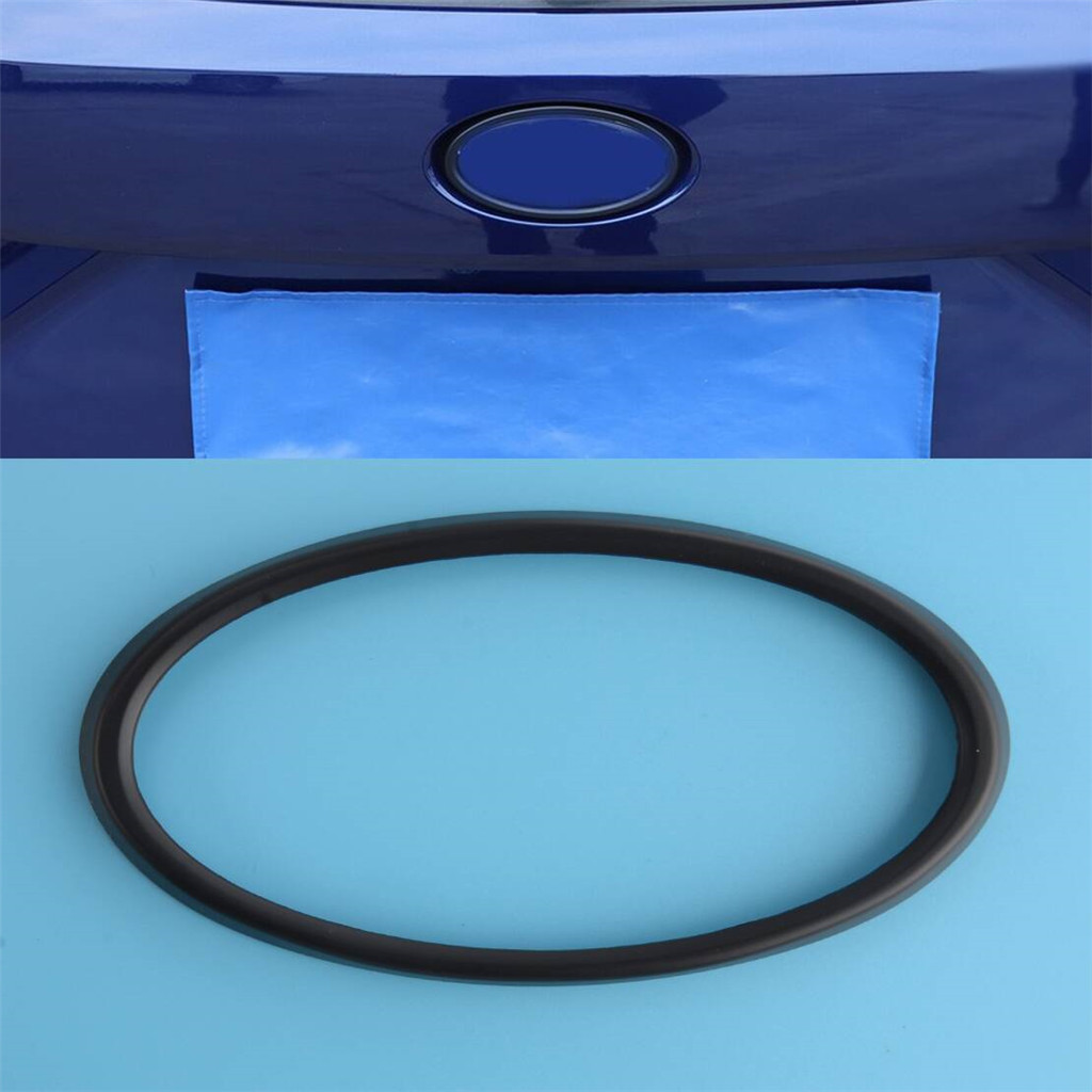 Matte สีดําด้านหลังโลโก้สัญลักษณ์ป้ายแหวน Trim ฝาครอบ Fit สําหรับ Subaru BRZ 2022-2025