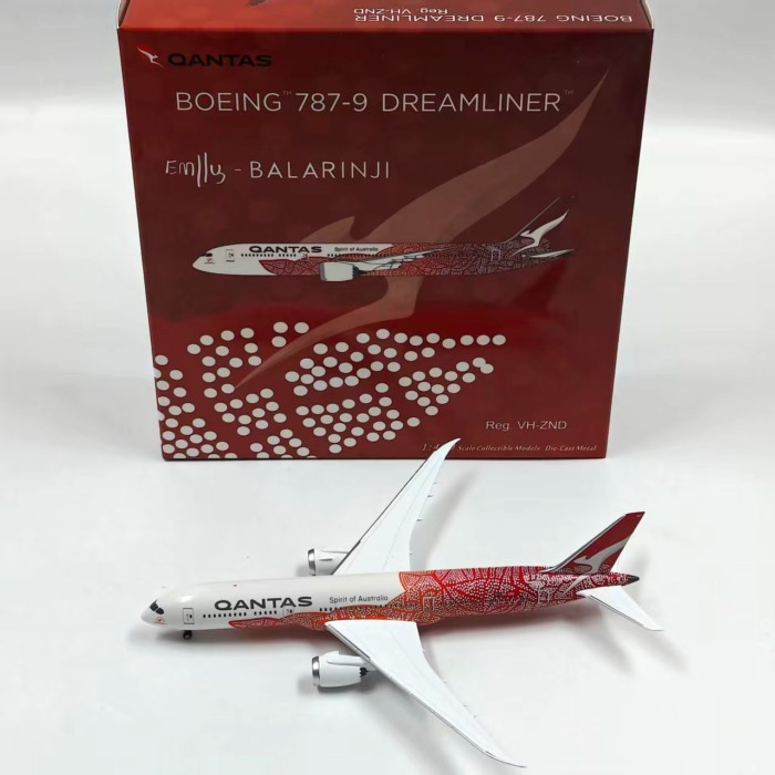 NG Lite 1/400 Australia Airlines Boeing 787-9 จําลองเครื่องบินรุ่นคอลเลกชันเครื่องประดับ Out of พิมพ