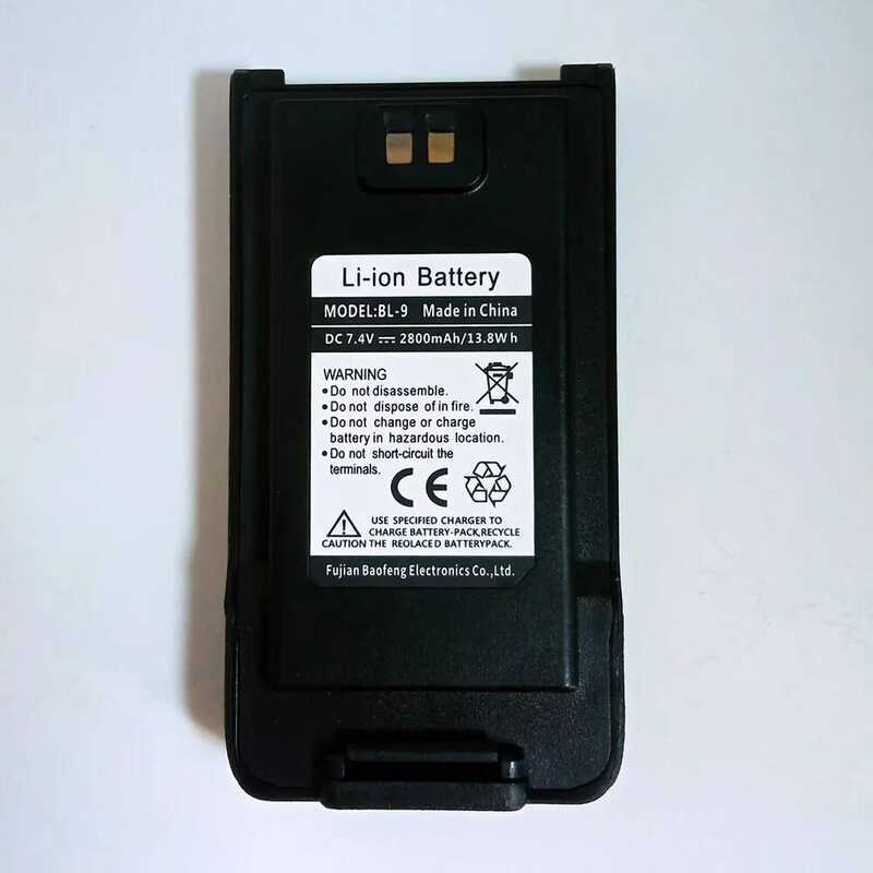 ▥  V2 Uv-9R Pro V1, แบตเตอรี่ Type-C สามารถชาร์จได้ บวก Uv9r โปรอะไหล่ V1สำหรับแบตเตอรี่