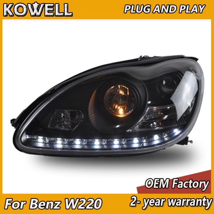 Car Styling for Mercedes Benz W220 Headlamp 2002-2005 W220 Headlight S280 S320 S500 S600 S350 Benz