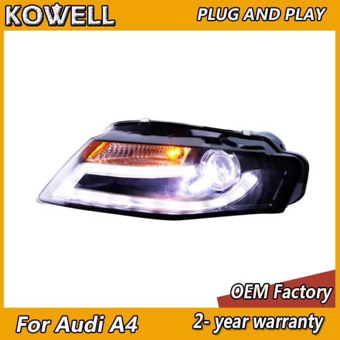 Car Styling for Audi A4 B8 Headlight 2009-2012 A4 B8 Head Lamp A4L DRL Turn Signal Low High Beam Pr