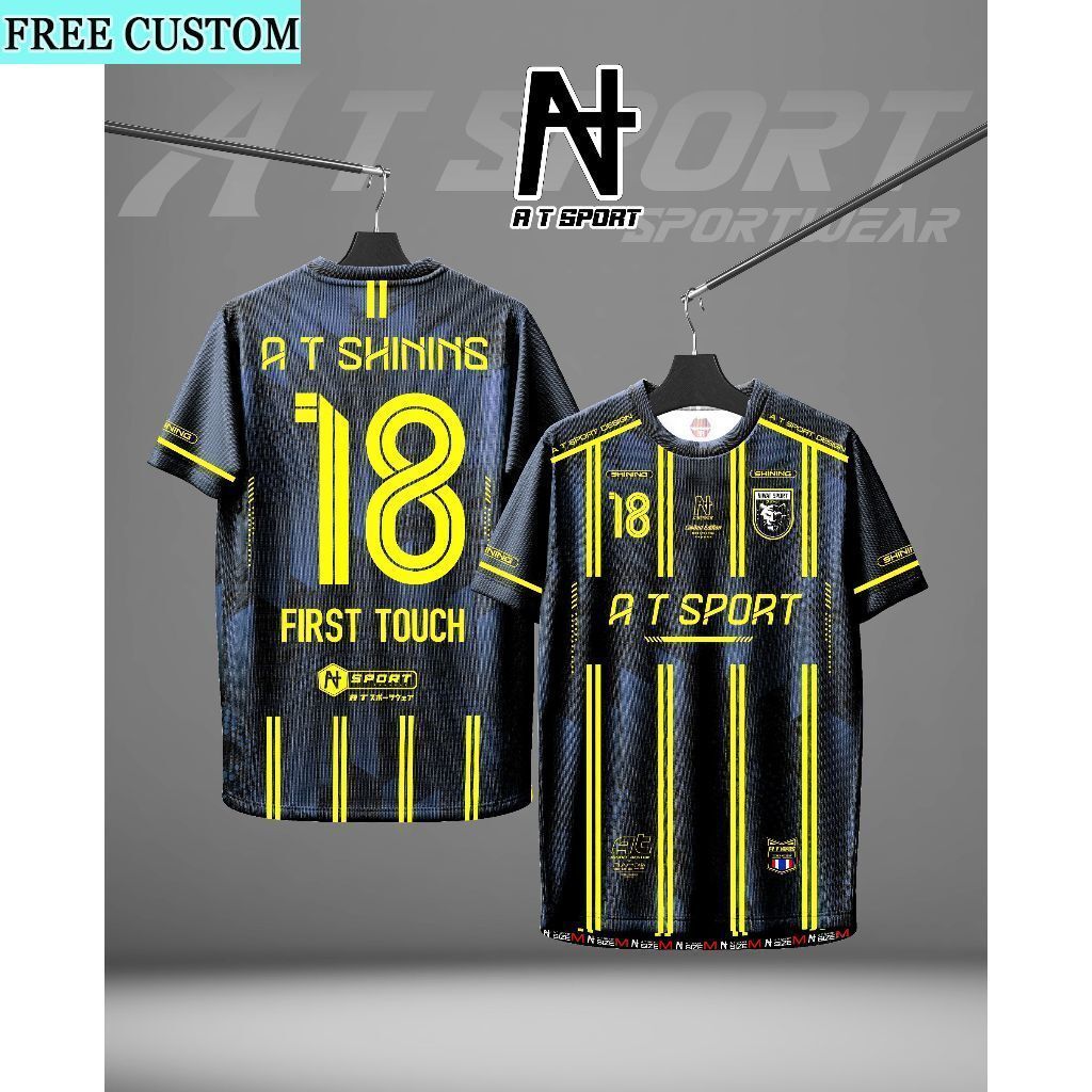 AT SPORT พิมพ์ Jersey รุ่น AT SHINING เรืองแสง Breathable Teamwear Jerseys