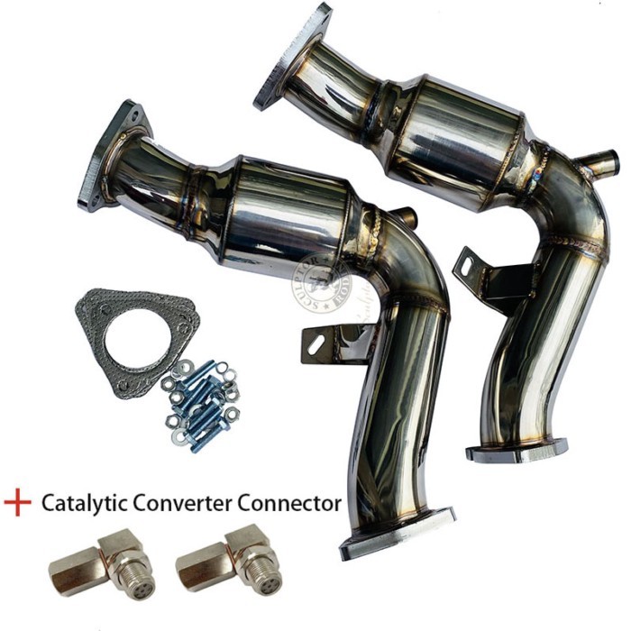 Turbo Catless Downpipe Exhaust For S4 S5 A7 A8 B8 Q5 SQ5 3.0 TFSI V6 . B8 S4 and S5 3.0T engines A4