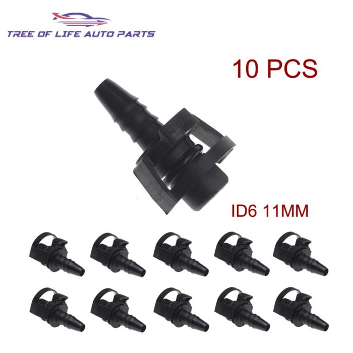 1/2/5/10 ID11-ID6 Auto Water Kettle Tank Water Hose Straight Connector For Chevrolet Opel Heater Pi